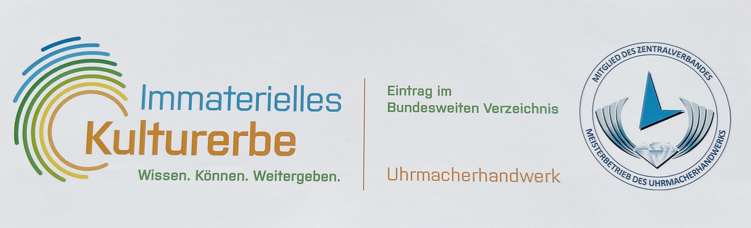 Logo Immaterielles Kulturerbe - Uhrmacherhandwerk