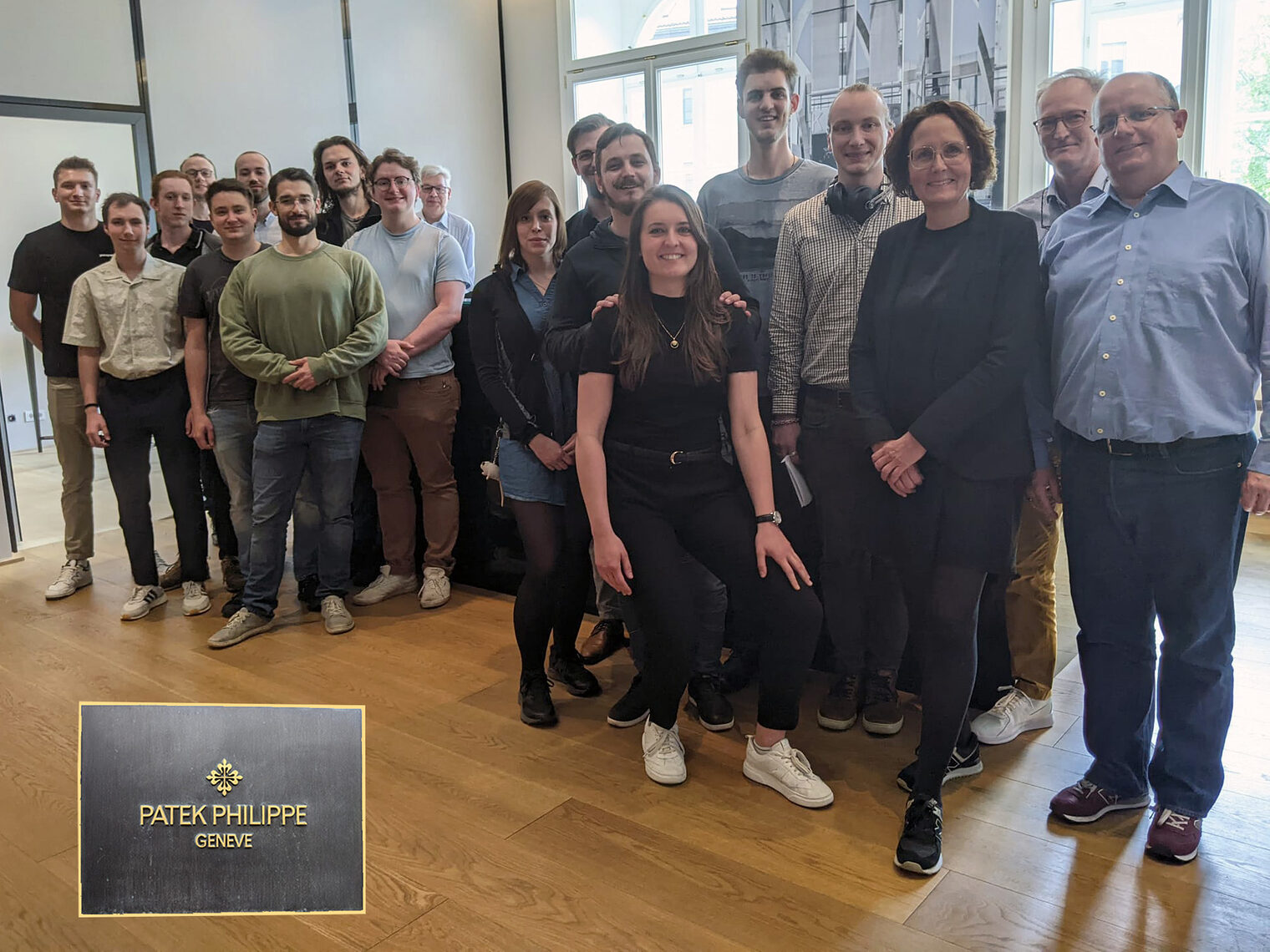 Gruppenfoto Uhrmachermeisterkurs 45 bei Patek Philippe in München